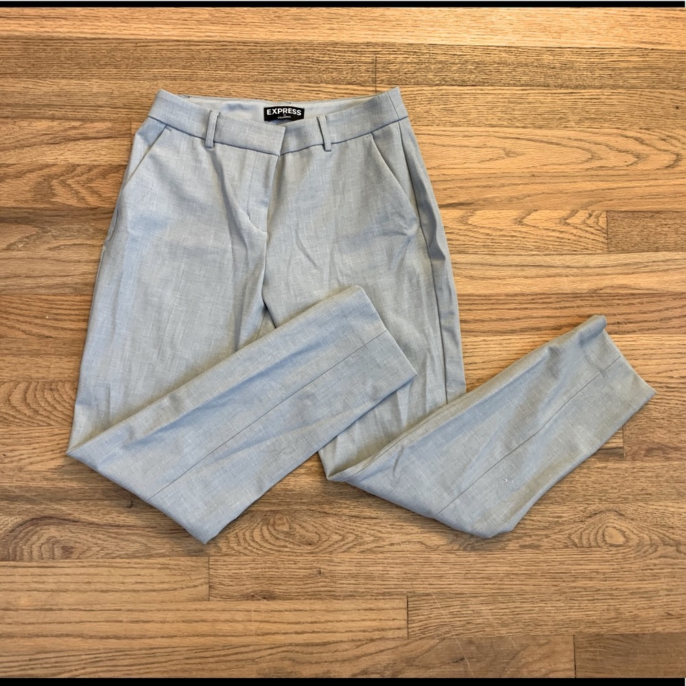 Grey Columnist straight leg slacks